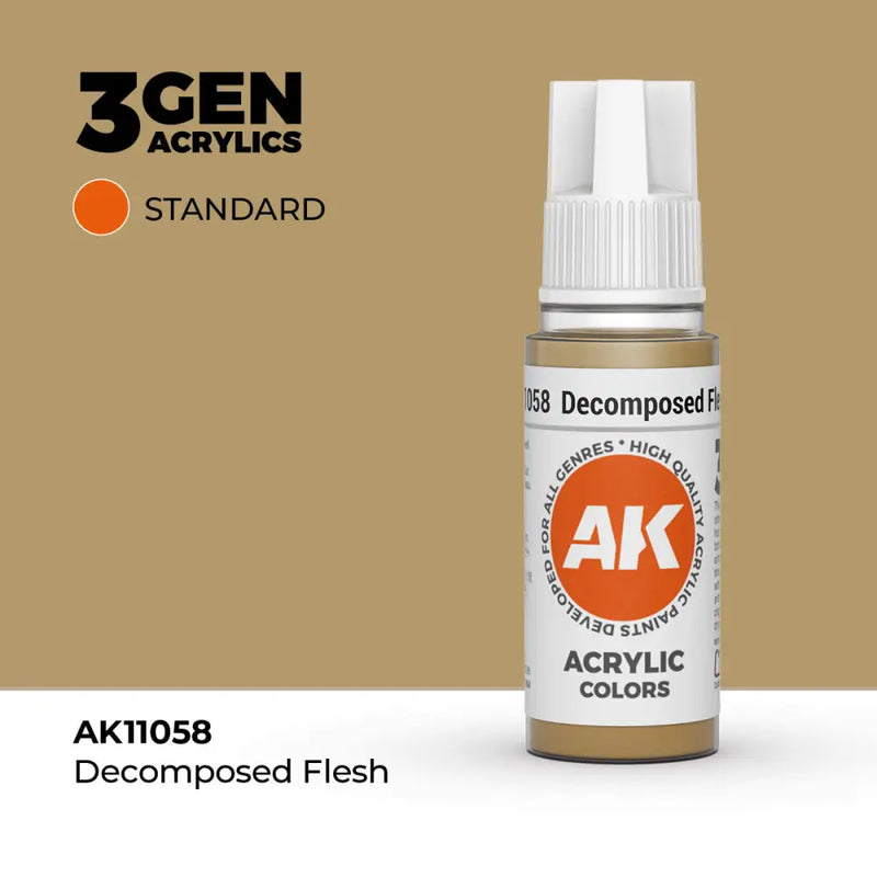 AK Interactive: 3G Acrylic Decomposed Flesh 17ml - AK Interactive