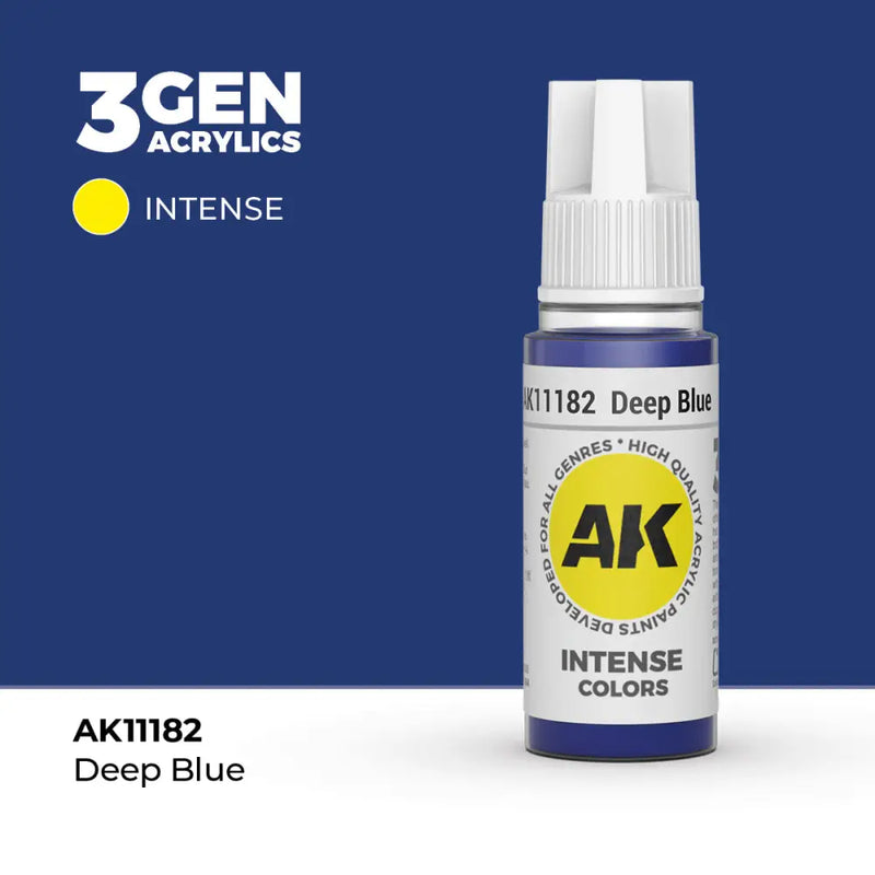 AK Interactive: 3G Acrylic Deep Blue 17ml - AK Interactive