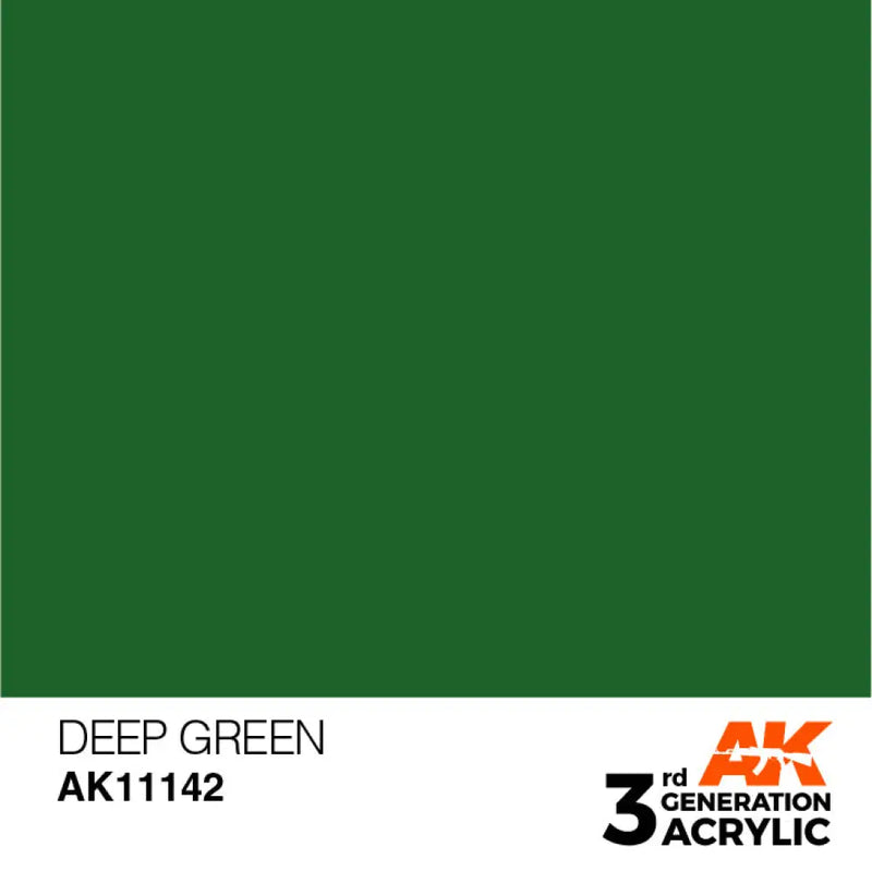AK Interactive: 3G Acrylic Deep Green 17ml - AK Interactive