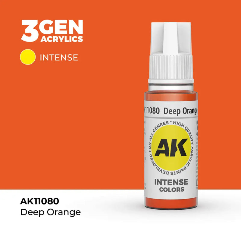 AK Interactive: 3G Acrylic Deep Orange 17ml - AK Interactive
