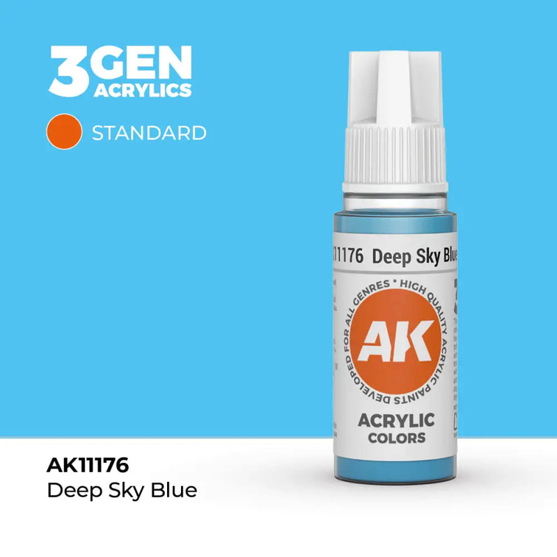 AK Interactive: 3G Acrylic Deep Sky Blue 17ml - AK Interactive