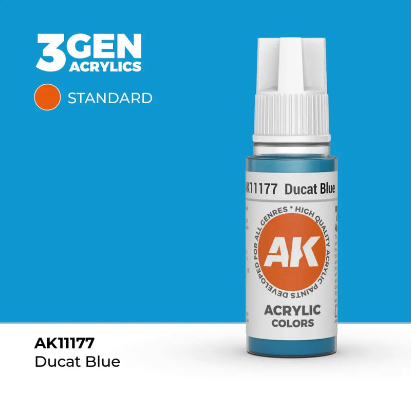 AK Interactive: 3G Acrylic Ducat Blue 17ml - AK Interactive