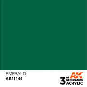 AK Interactive: 3G Acrylic Emerald 17ml - AK Interactive