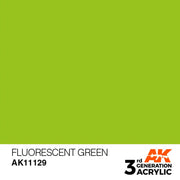 AK Interactive: 3G Acrylic Fluorescent Green 17ml - AK Interactive