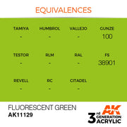 AK Interactive: 3G Acrylic Fluorescent Green 17ml - AK Interactive