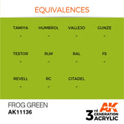 AK Interactive: 3G Acrylic Frog Green 17ml - AK Interactive