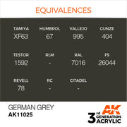 AK Interactive: 3G Acrylic German Grey 17ml - AK Interactive