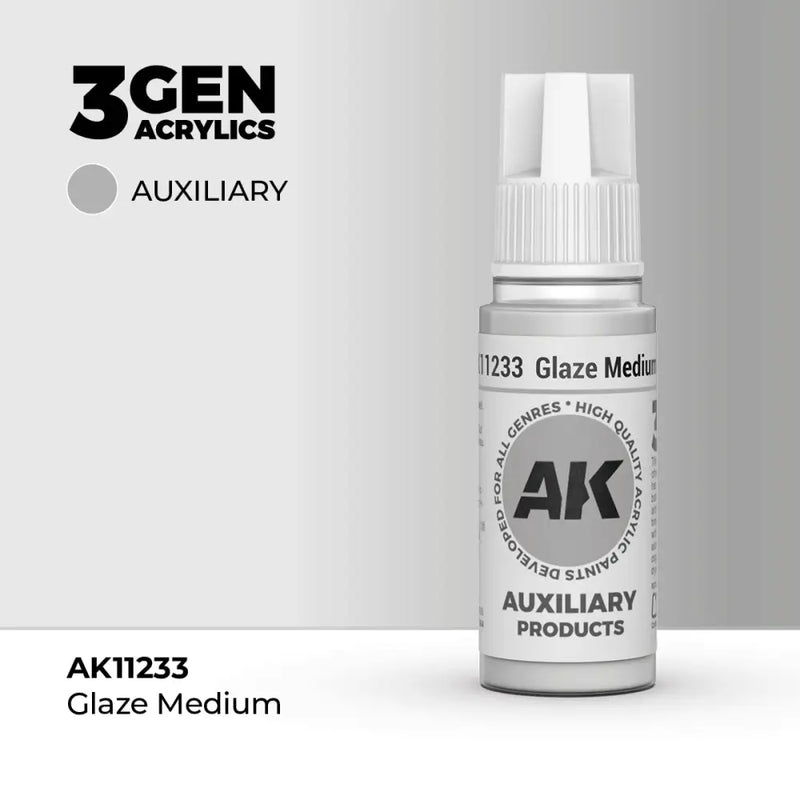 AK Interactive: 3G Acrylic Glaze Medium 17ml - AK Interactive