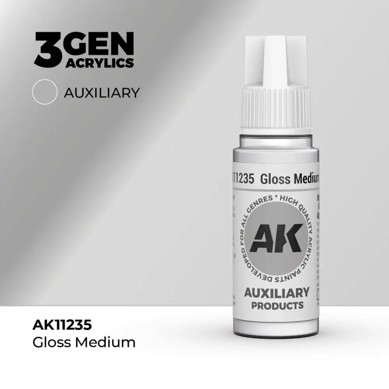 AK Interactive: 3G Acrylic Gloss Medium 17ml - AK Interactive