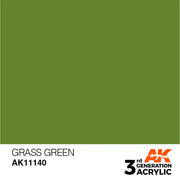 AK Interactive: 3G Acrylic Grass Green 17ml - AK Interactive
