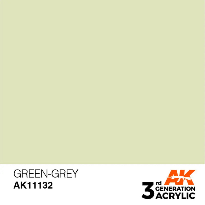 AK Interactive: 3G Acrylic Green-Grey 17ml - AK Interactive