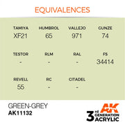 AK Interactive: 3G Acrylic Green-Grey 17ml - AK Interactive