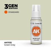 AK Interactive: 3G Acrylic Green-Grey 17ml - AK Interactive