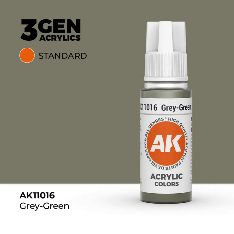 AK Interactive: 3G Acrylic Grey-Green 17ml - AK Interactive