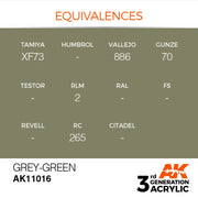 AK Interactive: 3G Acrylic Grey-Green 17ml - AK Interactive