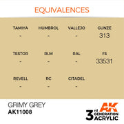 AK Interactive: 3G Acrylic Grimy Grey 17ml - AK Interactive