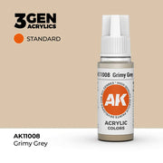 AK Interactive: 3G Acrylic Grimy Grey 17ml - AK Interactive