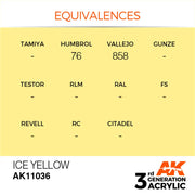 AK Interactive: 3G Acrylic Ice Yellow 17ml - AK Interactive