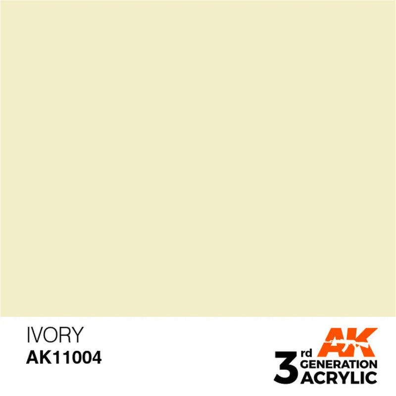 AK Interactive: 3G Acrylic Ivory 17ml - AK Interactive