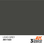 AK Interactive: 3G Acrylic Lead Grey 17ml - AK Interactive
