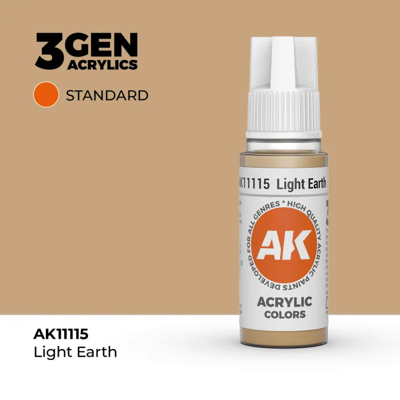 AK Interactive: 3G Acrylic Light Earth 17ml - AK Interactive