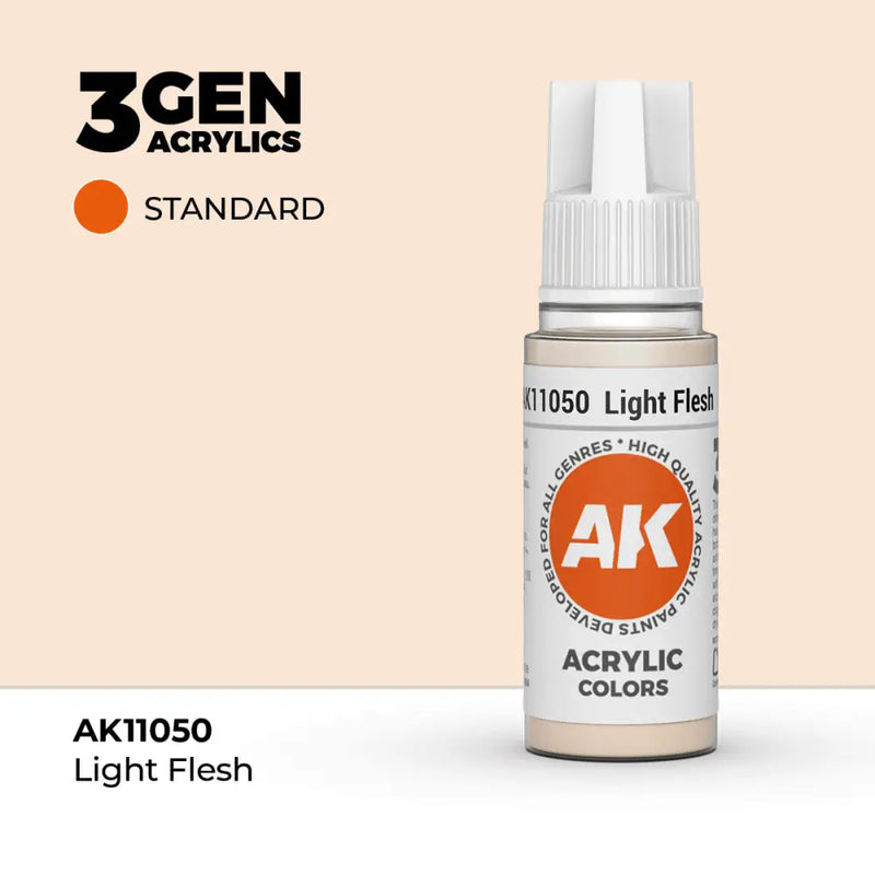 AK Interactive: 3G Acrylic Light Flesh 17ml - AK Interactive