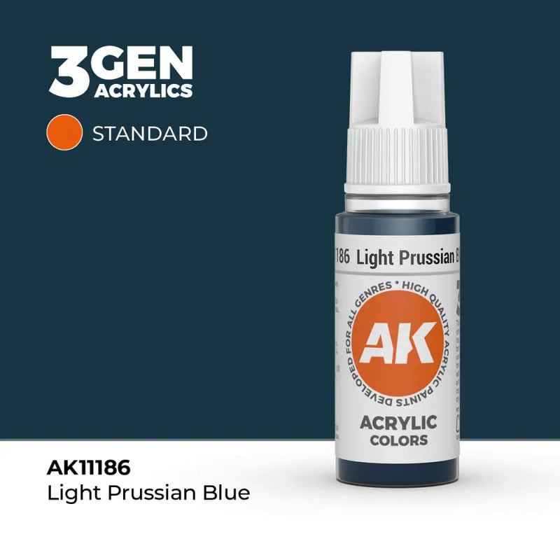 AK Interactive: 3G Acrylic Light Prussian Blue 17ml - AK Interactive