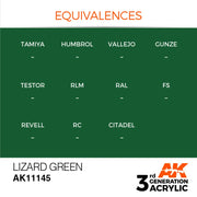 AK Interactive: 3G Acrylic Lizard Green 17ml - AK Interactive