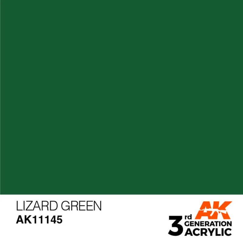 AK Interactive: 3G Acrylic Lizard Green 17ml - AK Interactive