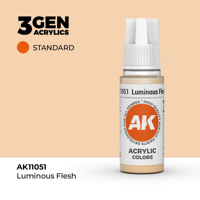 AK Interactive: 3G Acrylic Luminous Flesh 17ml - AK Interactive