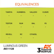 AK Interactive: 3G Acrylic Luminous Green 17ml - AK Interactive