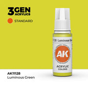 AK Interactive: 3G Acrylic Luminous Green 17ml - AK Interactive