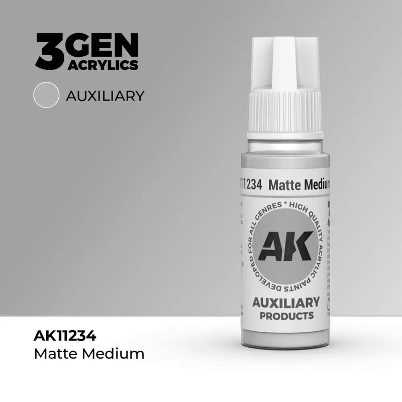AK Interactive: 3G Acrylic Matte Medium 17ml - AK Interactive