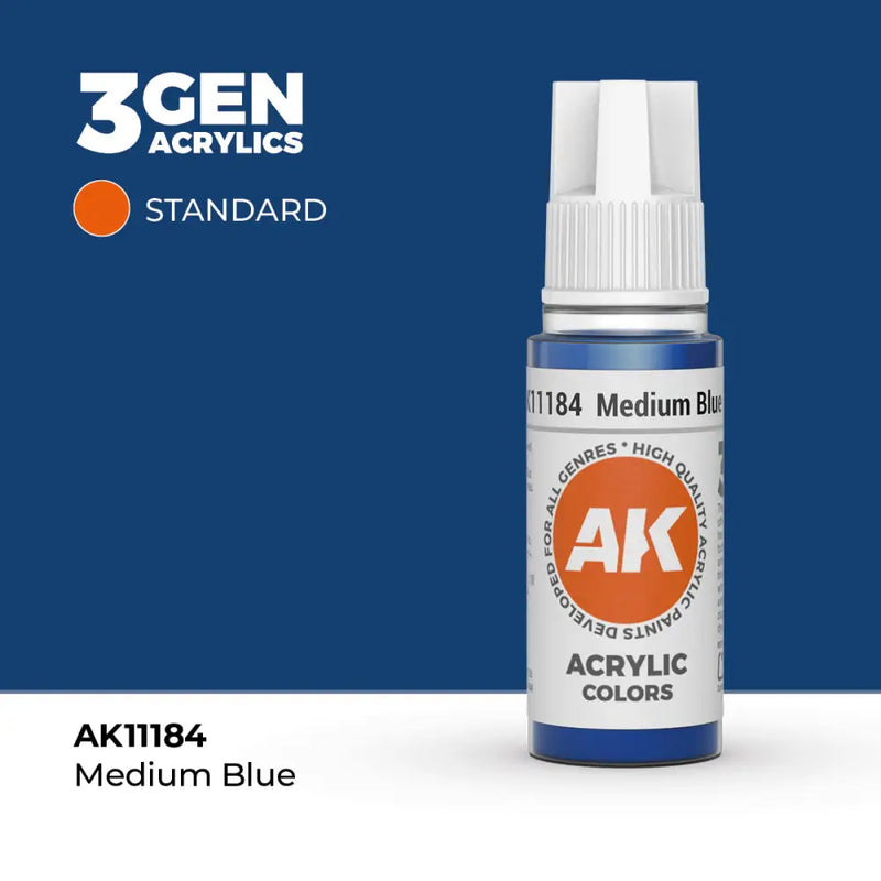 AK Interactive: 3G Acrylic Medium Blue 17ml - AK Interactive