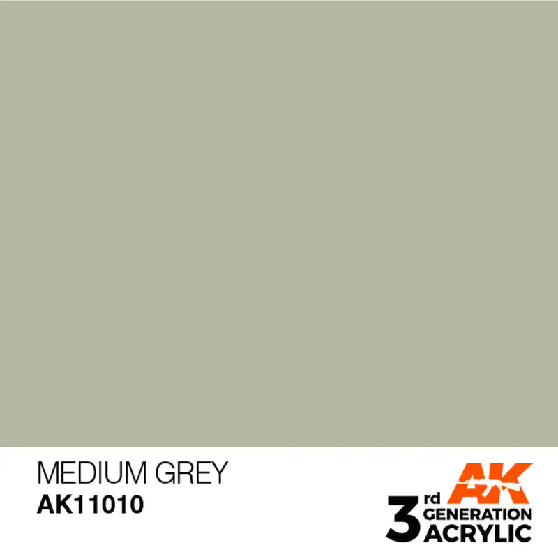 AK Interactive: 3G Acrylic Medium Grey 17ml - AK Interactive