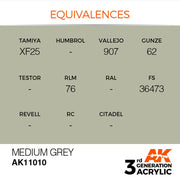 AK Interactive: 3G Acrylic Medium Grey 17ml - AK Interactive