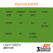 AK Interactive: 3G Acrylic Medium Light Green 17ml - AK Interactive