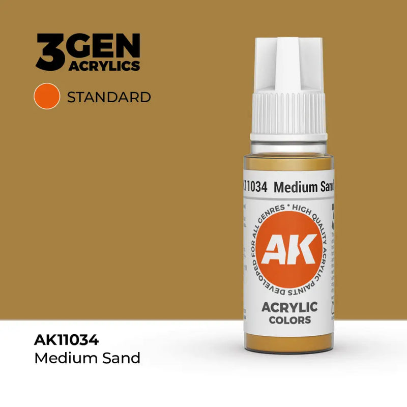 AK Interactive: 3G Acrylic Medium Sand 17ml - AK Interactive