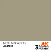 AK Interactive: 3G Acrylic Medium Sea Grey 17ml - AK Interactive