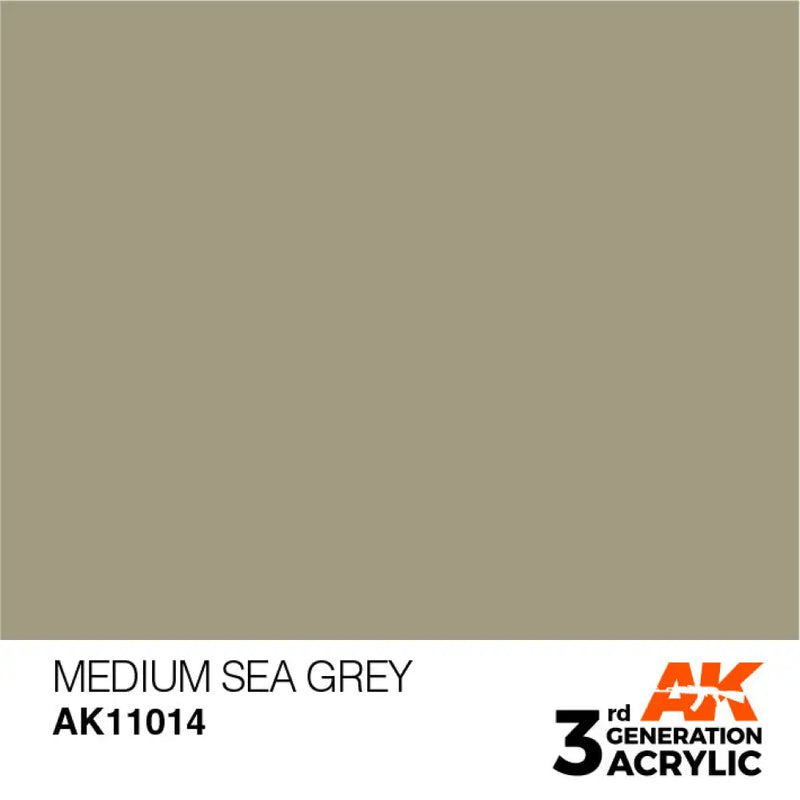 AK Interactive: 3G Acrylic Medium Sea Grey 17ml - AK Interactive