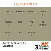 AK Interactive: 3G Acrylic Medium Sea Grey 17ml - AK Interactive