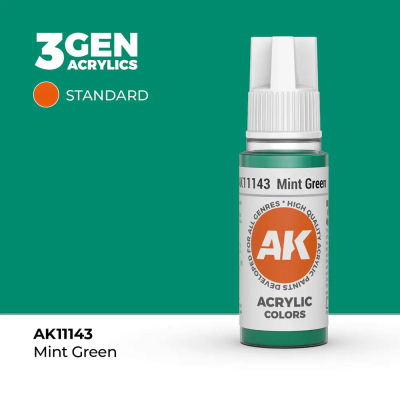 AK Interactive: 3G Acrylic Mint Green 17ml - AK Interactive