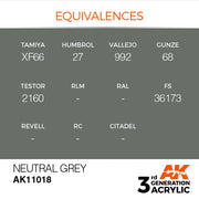 AK Interactive: 3G Acrylic Neutral Grey 17ml - AK Interactive