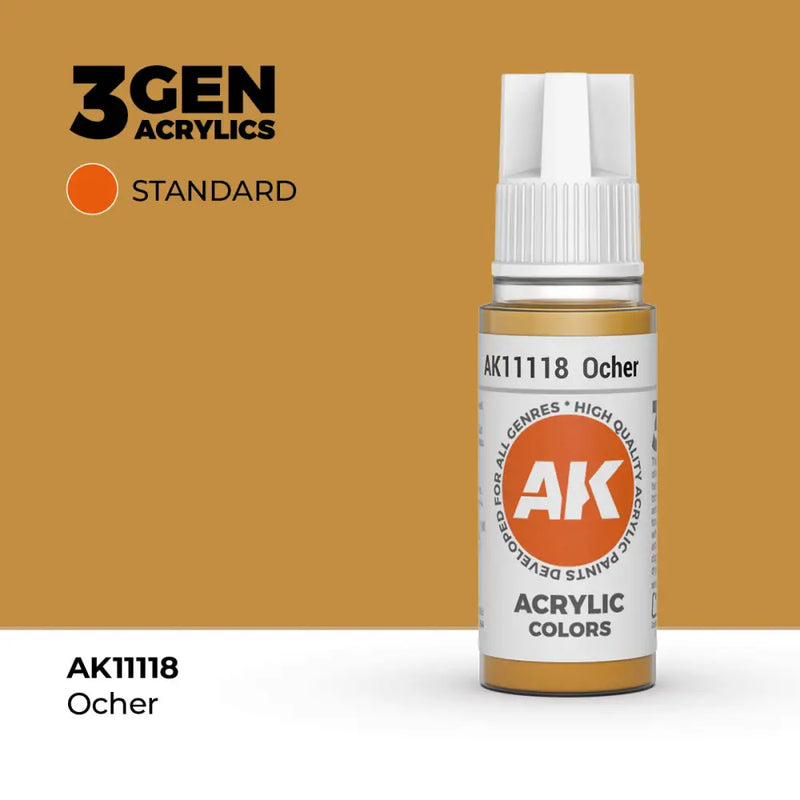 AK Interactive: 3G Acrylic Ocher 17ml - AK Interactive