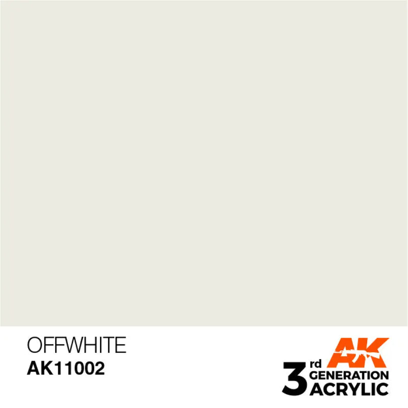 AK Interactive: 3G Acrylic Off-White 17ml - AK Interactive