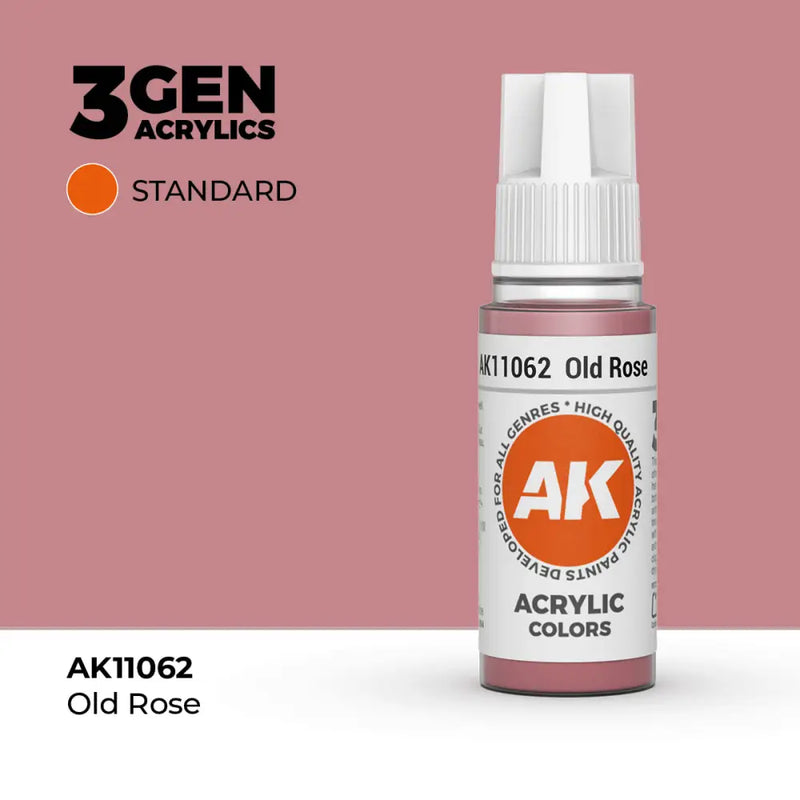 AK Interactive: 3G Acrylic Old Rose 17ml - AK Interactive