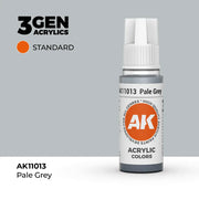 AK Interactive: 3G Acrylic Pale Grey 17ml - AK Interactive