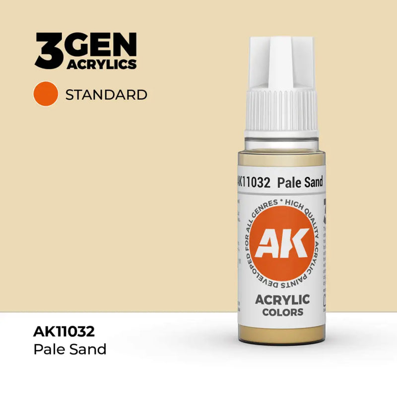 AK Interactive: 3G Acrylic Pale Sand 17ml - AK Interactive