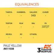 AK Interactive: 3G Acrylic Pale Yellow 17ml - AK Interactive