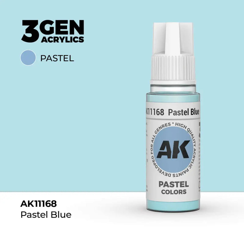 AK Interactive: 3G Acrylic Pastel Blue 17ml - AK Interactive